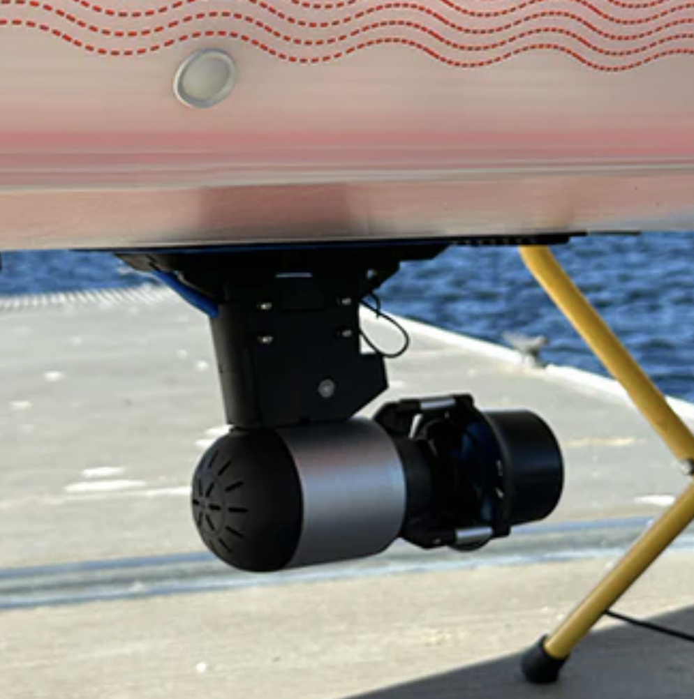 bixpy motor on a kayak